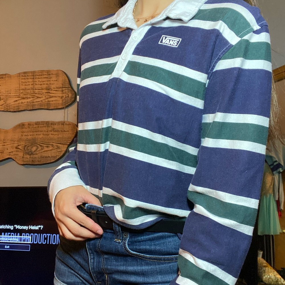 Vans crop top long sleeve